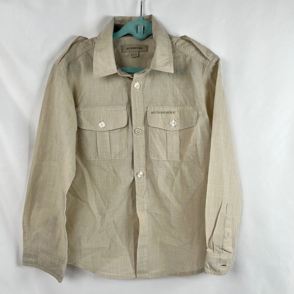 Burberry Boy's Light Tan Shirt Jacket